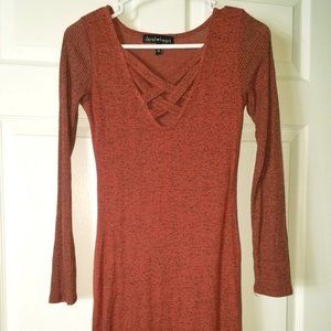 Derek Heart Dusty Rose Sweater Tunic